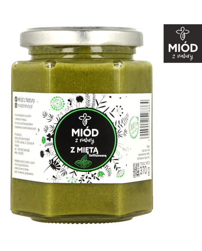 Zestaw 3 Miodów Smakowych | MANGO, POMARAŃCZA, MIĘTA | Eksplozja Smaków! | 3 x 370g