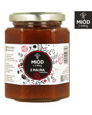 Zestaw 3 Miodów Smakowych | POMARAŃCZA, MALINA, MIĘTA | Eksplozja Smaków! | 3 x 370g