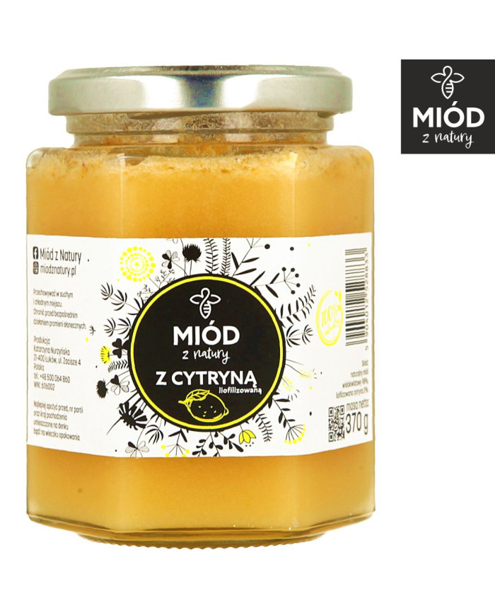 Zestaw Prezentowy z Miodem z Cytryną, z PYŁKIEM Pszczelim i z Miodem ze Spiruliną