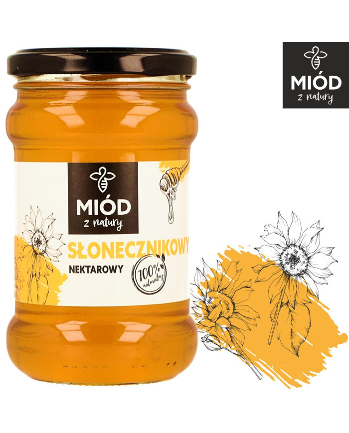 Miodowy Zestaw Prezentowy - 4 Smaki: RZEPAKOWY, LIPOWY, SŁONECZNIKOWY, WIELOKWIATOWY