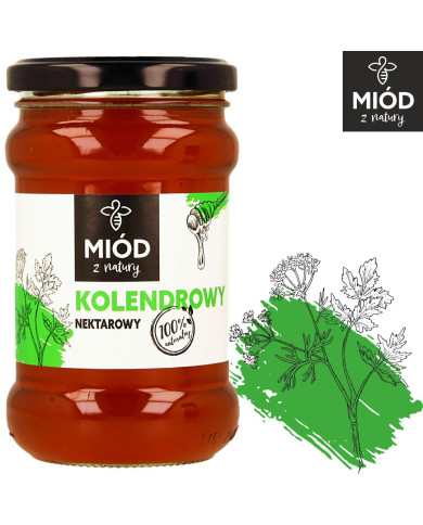 Miodowy Zestaw Prezentowy - 4 Smaki:  SŁONECZNIKOWY MALINOWY KOLENDROWY WIELOKWIATOWY