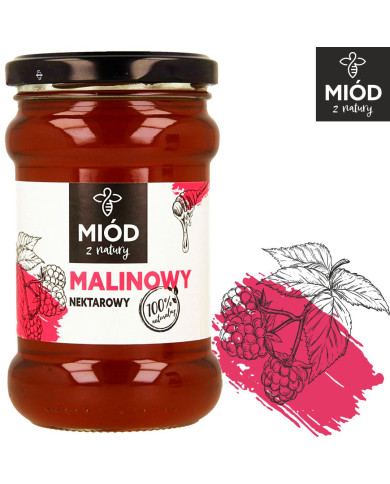 Naturalny Miód Malinowy – Wysokiej Jakości Miód