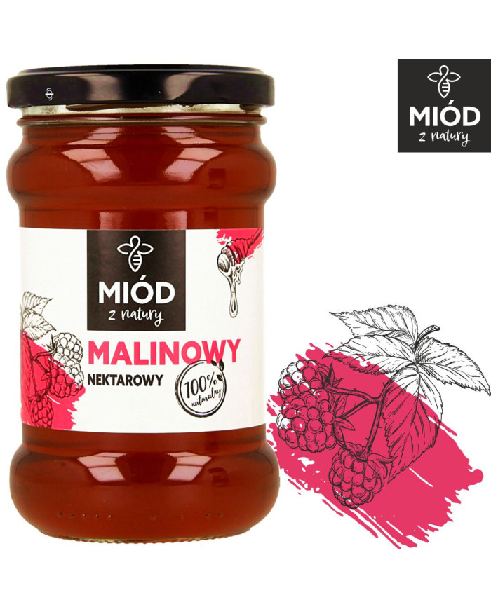 Naturalny Miód Malinowy – Wysokiej Jakości Miód