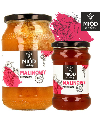 Naturalny Miód Malinowy – Wysokiej Jakości Miód