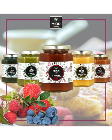 Miód Naturalny z Liofilizowaną Cytryną