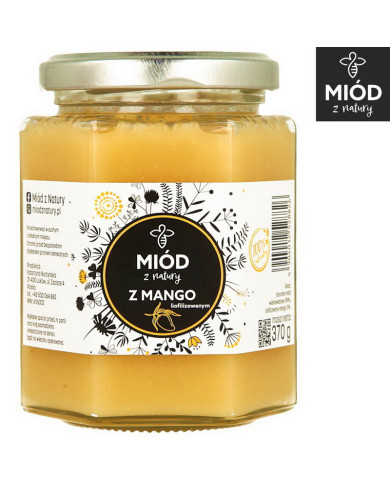 Miód Naturalny z Liofilizowanym Mango