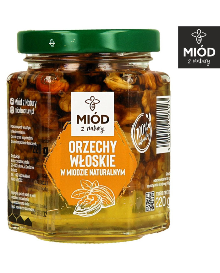Orzechy Włoskie w Miodzie Naturalnym