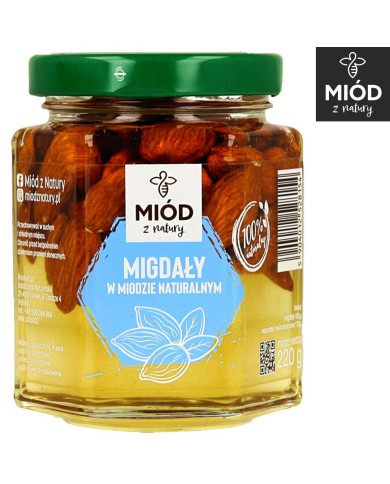 Migdały w Miodzie Naturalnym